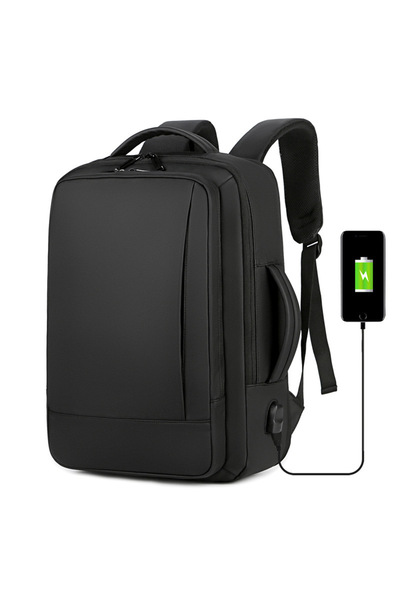 OEM Rucsac multifuncțional, impermeabil, cu port de încărcare USB, 44cm x 32cm, negru