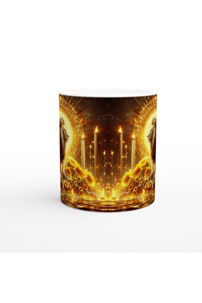 Luluyen Leo Printed Coffee Mug - Elemental Kingdom of Nature Themed Vs4