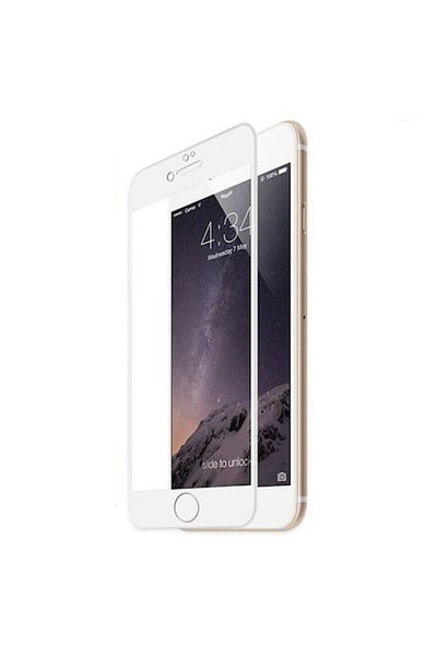 Bibilel 9H Glass Screen Protector for iPhone 7/8 Plus, White