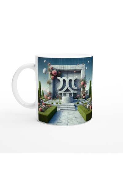 Luluyen كوب قهوة مطبوع عليه برج العذراء - موضوع مملكة الطبيعة العنصرية Vs1