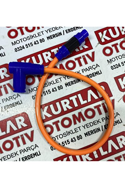 MTO Cg - Cup Kablolu Buji Başlığı Mavi - Açık Turuncu