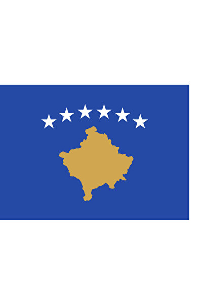 Ti Play Pictură de perete cu steagul țării KOSOVA 42x30CM Pictură din PVC fără cadru