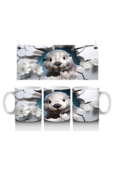 Luluyen دبليو دبليو سكوت ينظر من خلال الأرضية المتشققة بين الزهور البيضاء - ك...