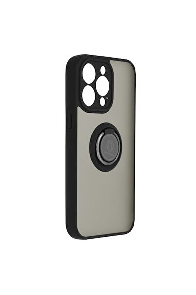 SOHO Husa cu inel magnetic tip stand pentru Apple Iphone 13 Pro, bumper, Negru