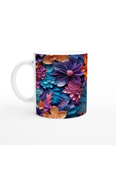 Luluyen انفجار اللون زهرة نمط القدح