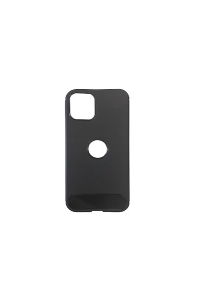 Bibilel Carcasă spate de protecție TPU pentru iPhone 12 și iPhone 12 Pro, neagră