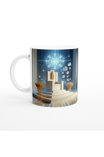 Luluyen Virgo Printed Coffee Mug - Galactic Throne Room Themed Vs3