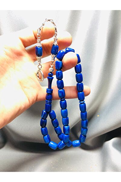 TTS TÜRK TESBİH SANATI Halkalı İmame Sıkma Kehribarı Hediyelik Tesbih