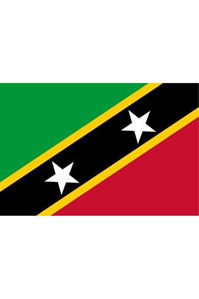 Ti Play SANTA KITTS AND NEVIS FLAG COUNTRY FLAG 45x30CM PICTURĂ DE PERETE FĂR...
