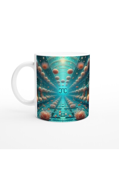 Luluyen Virgo Printed Coffee Mug - Astral Submarine World Vs1