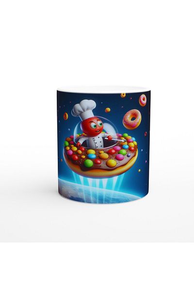 Luluyen Children's Special Printed Mug with Nap Adventure in Space Theme