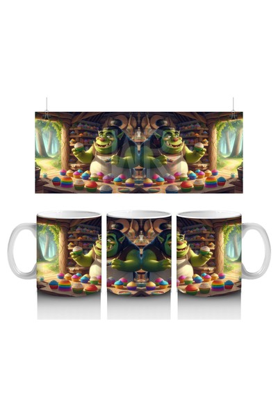 Luluyen كوب على شكل متجر كب كيك على شكل وحش حلو يحب الأطفال الحليب