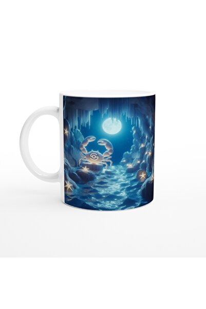Luluyen Cancer Zodiac Printed Coffee Mug - Astral Submarine World Vs3