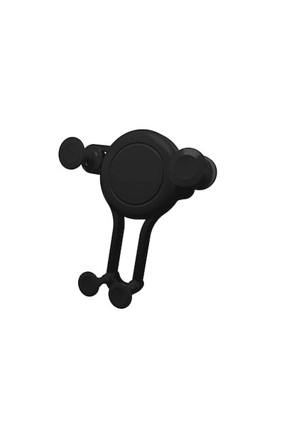SOHO Gravity magnetic car phone mount with vent clip, Black