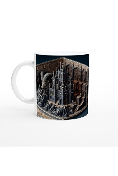 Luluyen كوب قهوة مطبوع عليه برج الجدي - Zodyak Libra Vs2