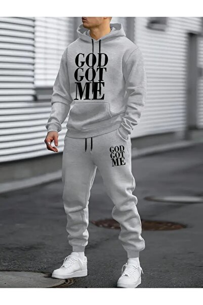 CLASİVA Relaxed Cut Oversize Hooded Tracksuit Set Unisex Oversize