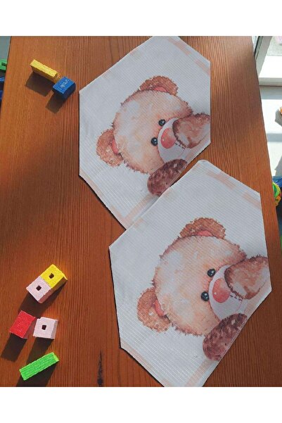 ÇEÇEN HOME (2 قطعة) مفرش غداء وغطاء للفتيات، مفرش غداء للفتيات مقاس 35 × 50