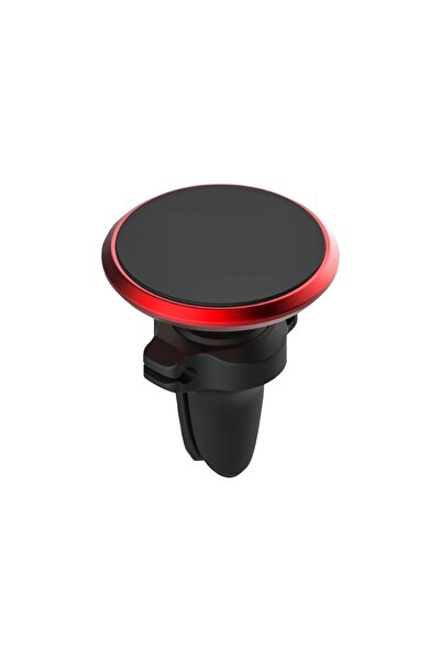Bibilel Universal Magnetic Car Mount Holder for Mobile Phones, Vent Clip, Black-Red, TLF-BBL5221