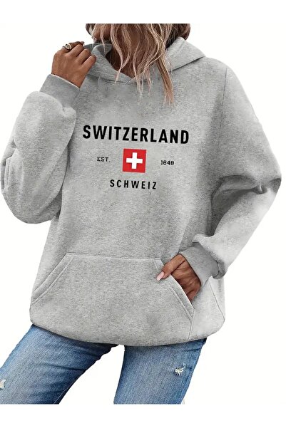 CLASİVA Hooded Sweatshirt Brooklyn New York Themed Comfortable and Stylish De...