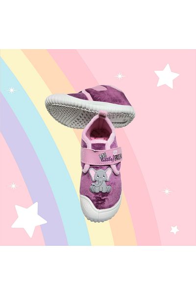 GEZER Full Orthopedic Velcro Elephant Figure Winter Nursery Kindergarten Home Slippers