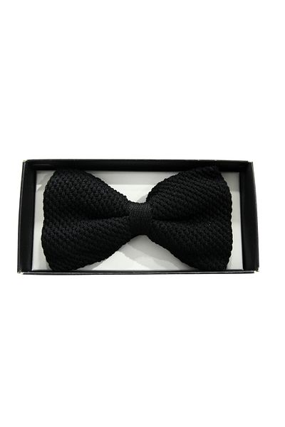 Elegante Cravatte Knitted Fabric Bow Tie (Boxed) Knitted Bow Tie
