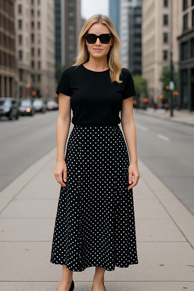 STYLENEST Viscose Fabric Long Skirt