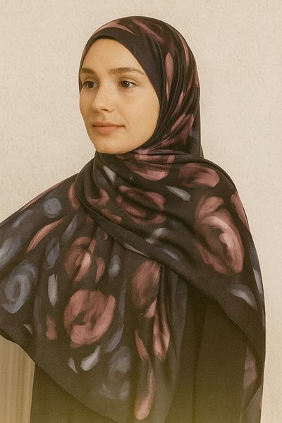HAR-UM Ticaret Ethnic Pattern Retro Shawl