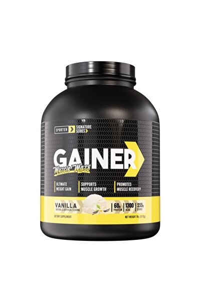 Sporter مكسب كتلة عضلية غني بالبروتين، بنكهة الفانيليا، 7 أرطال، تركيبة عالية...