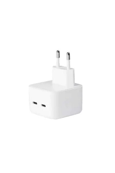 Apple Dual Port USB-C 35W Network Adapter with Fast Charging
