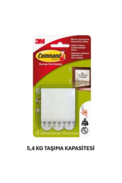 3M Command 17201 Orta Boy Cırt Bant x 2 Adet