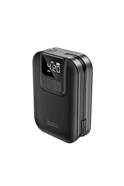 GERICOM Mini compresor pentru biciclete, motociclete și mașini, portabil, afișaj digital, LED, 2500 mAh, 3,5 bari,