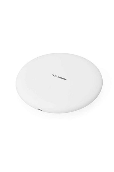 OEM Universal Wireless Charger with Fast Charge Technology, MicroUSB Connector, White