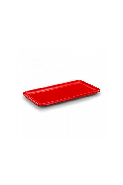 Tria Unbreakable 1/3 Open Buffet Tray 2 Pieces 17,6X32,5 cm Red Tr532R