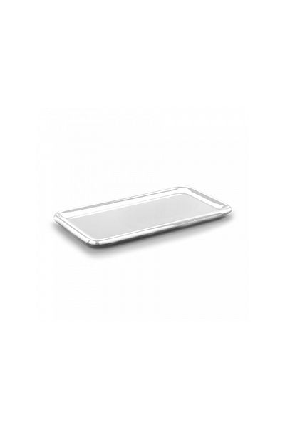 Tria Unbreakable 1/3 Open Buffet Tray 2 Pieces 17,6X32,5 cm White Tr532W