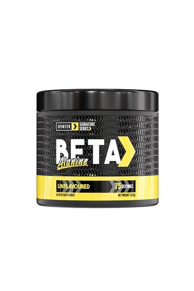 Sporter Beta-Alanine, Unflavored, 300 Gm, Increases Endurance, Muscle Recovery and Growth