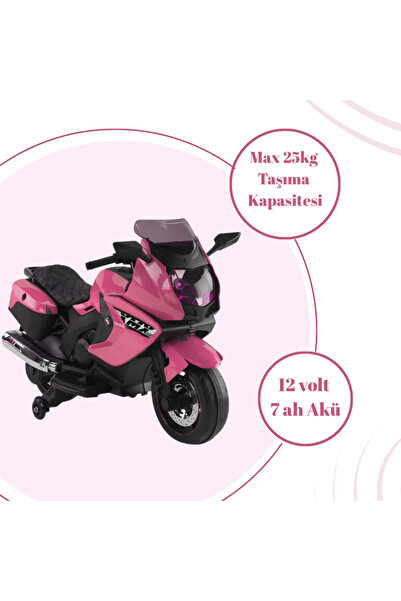 Genel Markalar XMX 12 Volt Ledli Akülü Motor Motorsiklet Akülü Çocuk Araçları 438A