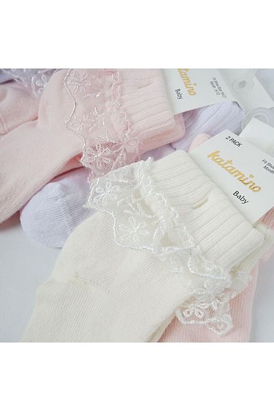 Budi Katamino Akel 2Pcs Ax. Baby Socket Socks K44023 Assortment