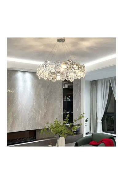 Alessandro DESIGN Candelabru Cristal Angelica 6 XE 14 Argintiu