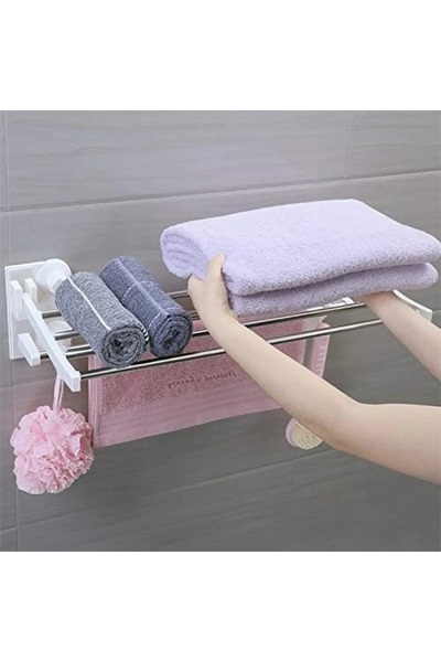 Biki Towel Rack Shelf | 63*27*16cm رف حامل المناشف