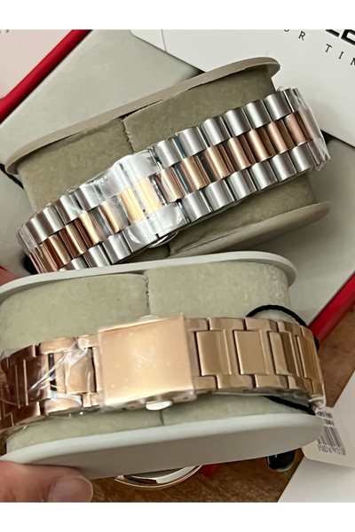 Daniel Klein Original 2 Years Warranty Steel Case Steel Cord Stainless Steel Darkening Lover's Couple Watch