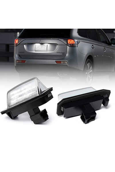 AUTOREY 2 lumini LED pentru plăcuța de înmatriculare auto 6000K Canbus Mitsub...