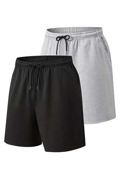 özcstore ERKEK / KADIN 2'Lİ BASKISIZ ŞORT