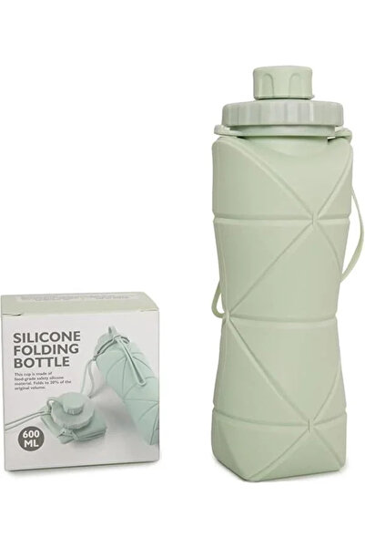 Genel Markalar Laguz Katlanabilir Matara, Silikon Katlanabilir, Su Şişesi, Ye...