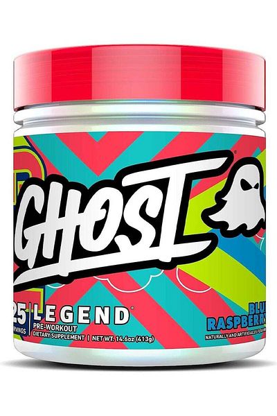 Ghost Pre-Workout Legend Blue Raspberry 25 Servings 413g