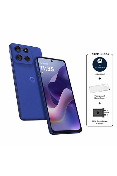 Motorola G56 5G Smartphone, 12 GB RAM, 256 GB Storage, Dazzling Blue