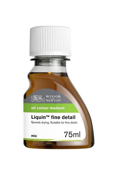 Winsor Newton Liquin Fine Detail Oil Medium – 75 ml (2.64 oz), Speeds Drying
