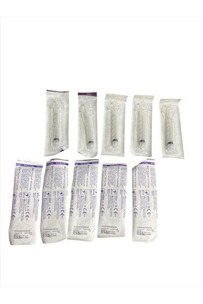 MEDMEDIKAL Bd 3ml Luer-Lock (Kilitli-Vidalı) Tip İğnesiz Enjektör 10 ADET