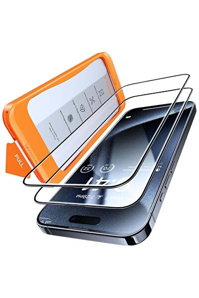 TORRAS تركيب زجاج ماستر سيريز المقوى لجهاز iPhone 14 Pro