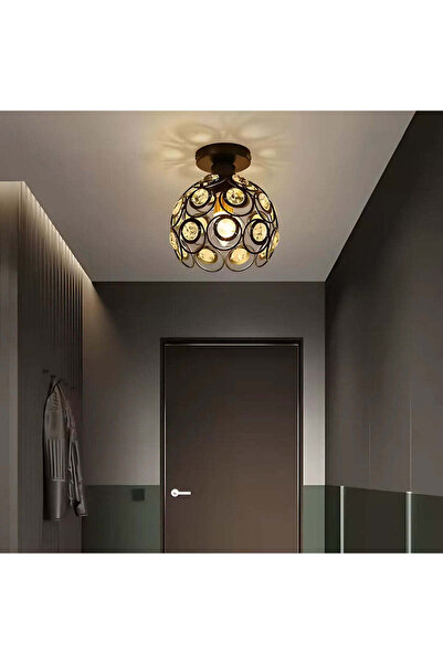 Alista Home Lustra Vera, 1*E27, Auriu, Metal si Cristal