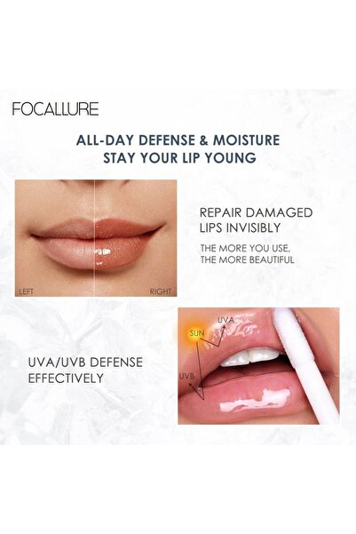 Focallure 2 Pieces Of High Shine Lip Gloss 01 And 03